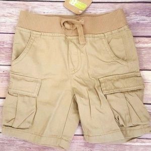 Nwt crazy 8 Boys 18-24 months Khaki Cargo Shorts